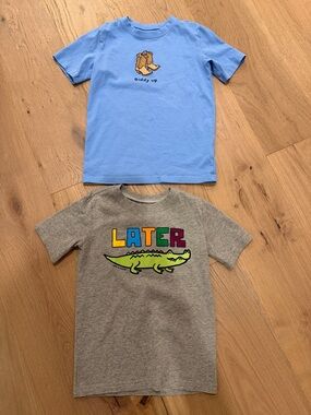 Life Is Good Blue & Gray Graphic Kids Tee Pack